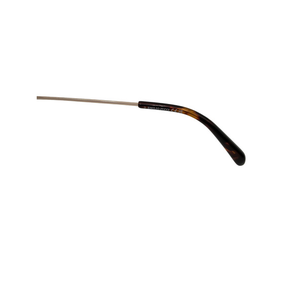 Emilio Pucci Sleek Gold Geometric Rimless Sunglasses main image 5